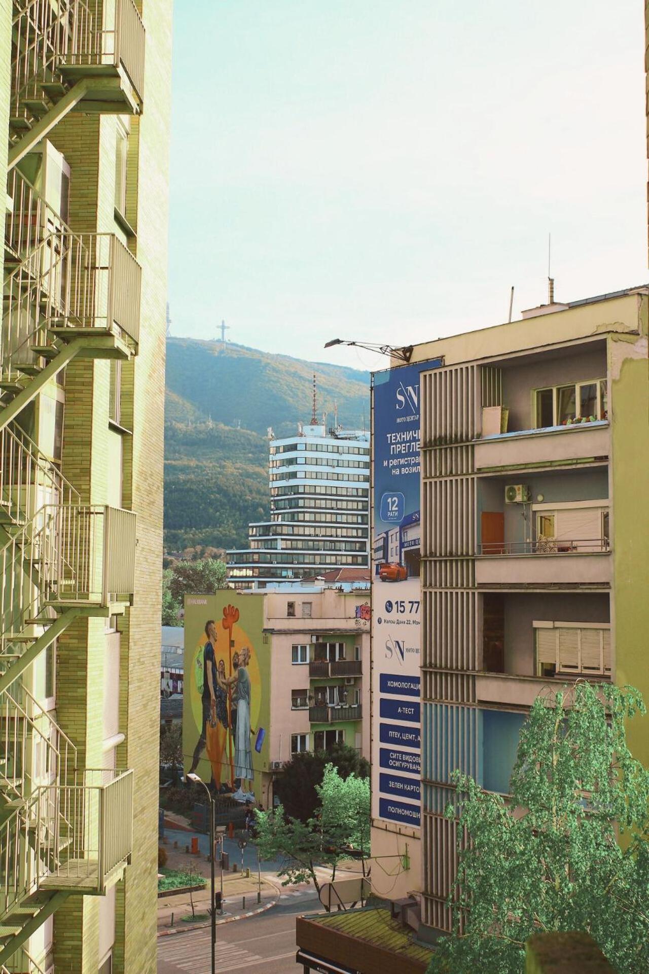 Sunny Center Apartment Skopje Esterno foto