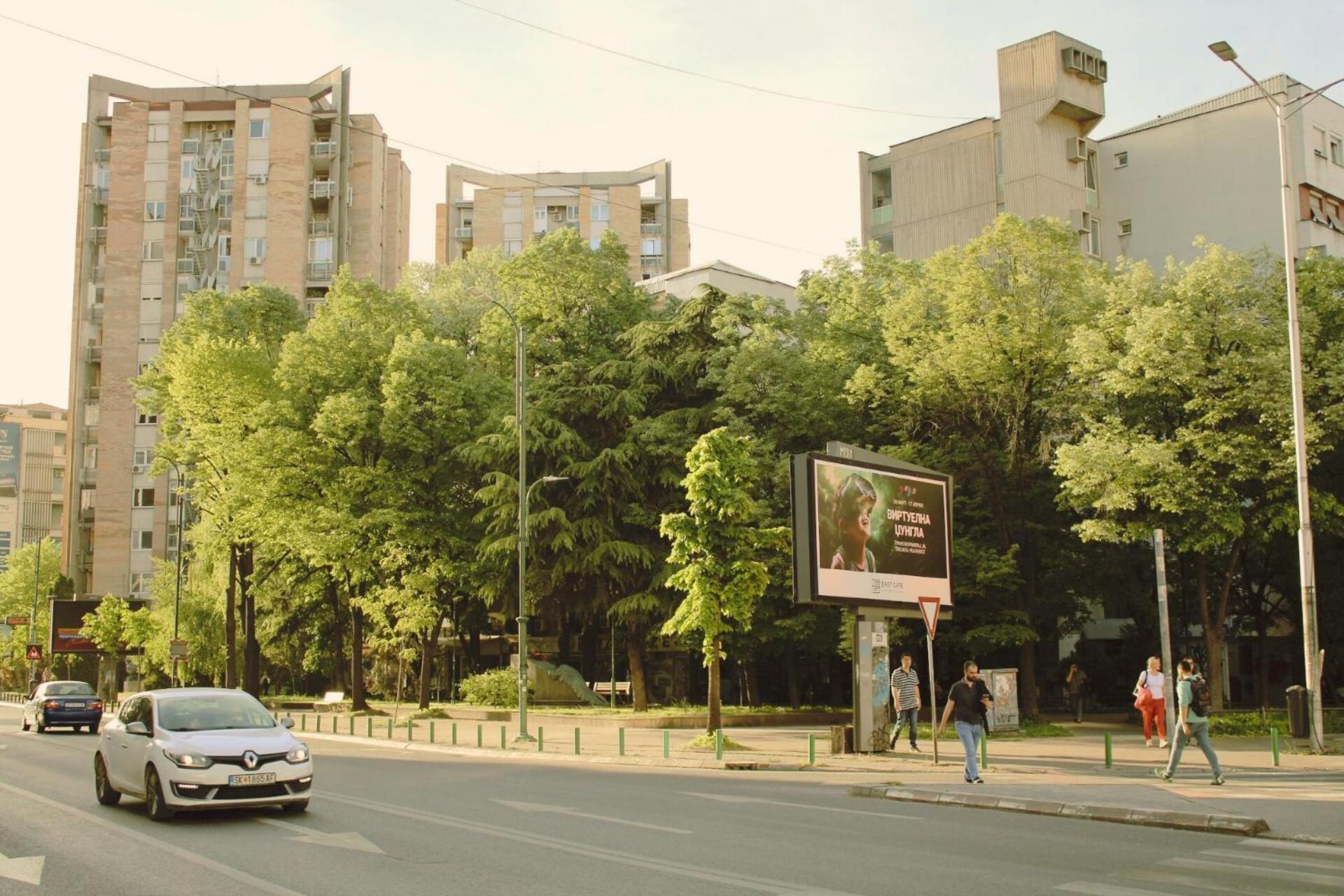 Sunny Center Apartment Skopje Esterno foto